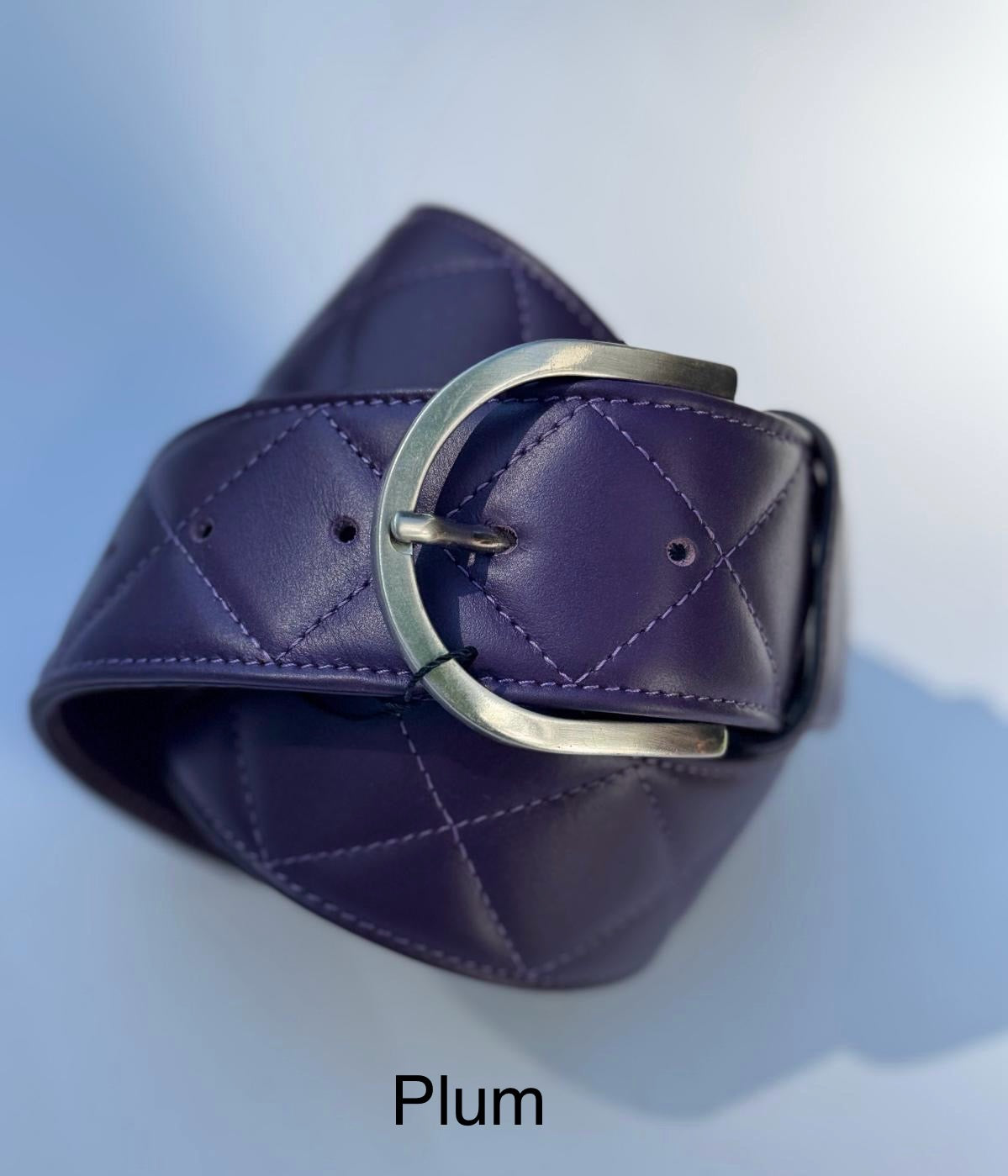 Tailored Sportsman Quilted Leather C Belt