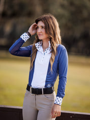 Essex Classics Luna Colorblock Long Sleeve Show Shirt