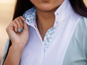 Essex Classics Luna Colorblock Short Sleeve Shirt