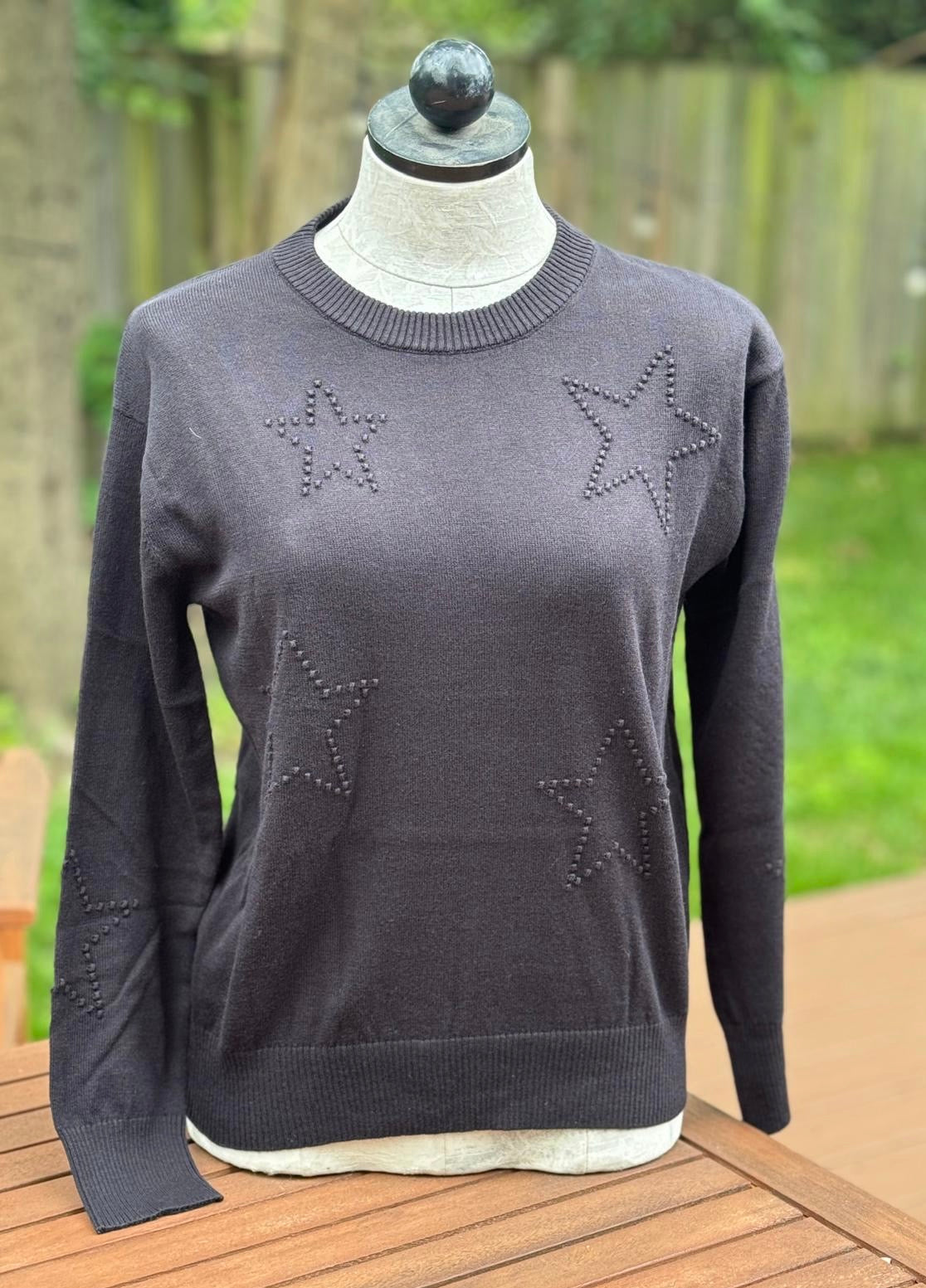 Alashan Cotton Cashmere Constellation Bobble Sweater