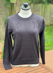 Alashan Cotton Cashmere Constellation Bobble Sweater