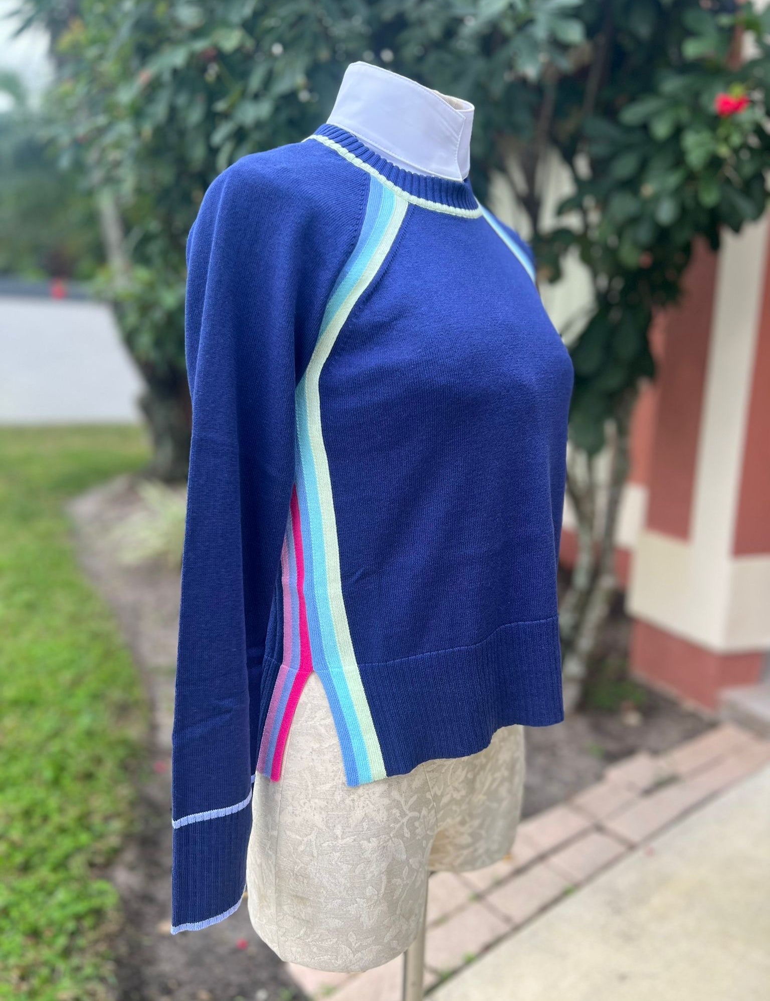 Alashan Rainbow Raglan Sweater