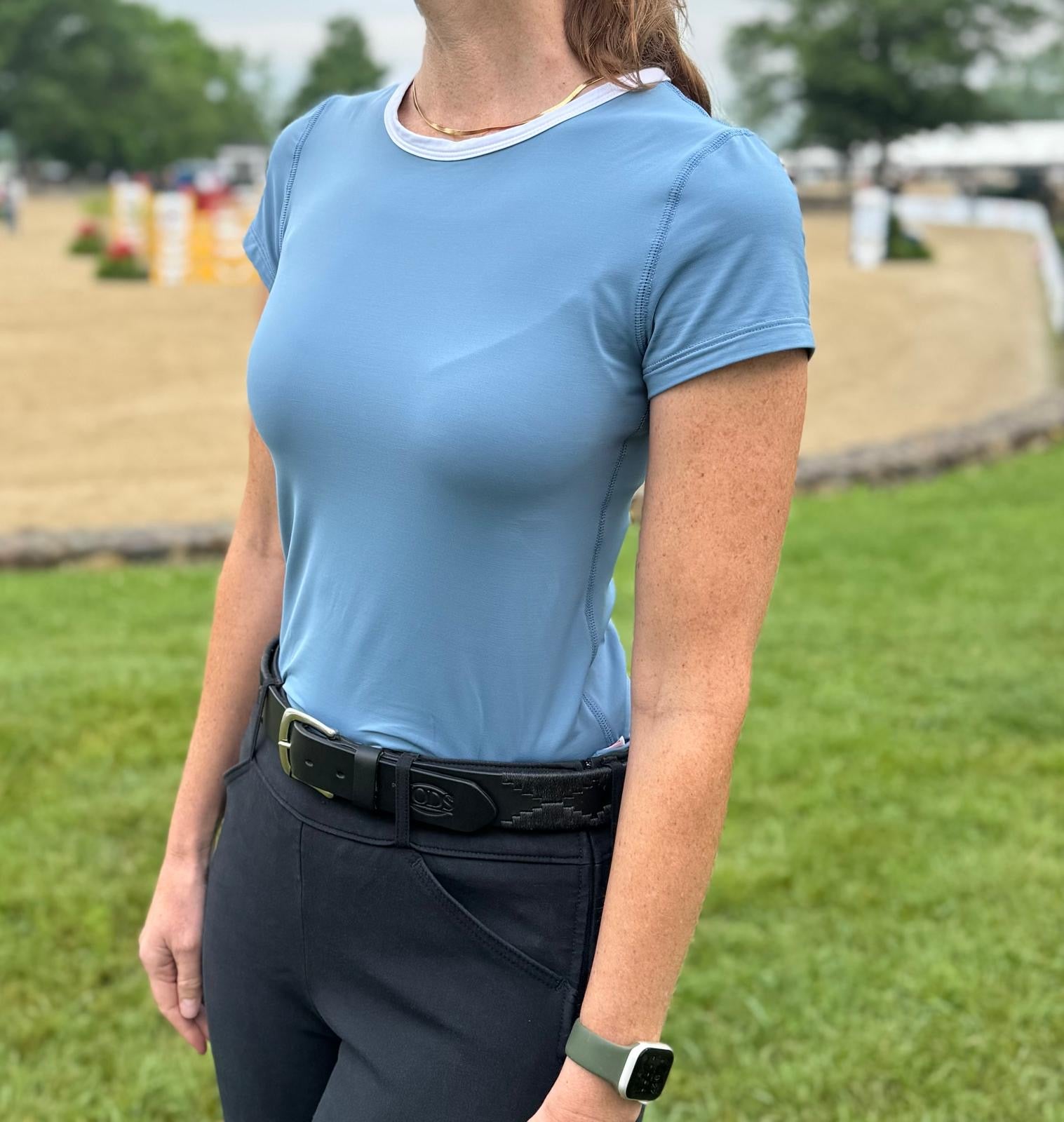 Tailored Sportsman Short Sleeve Sunshirt Crew Neck
