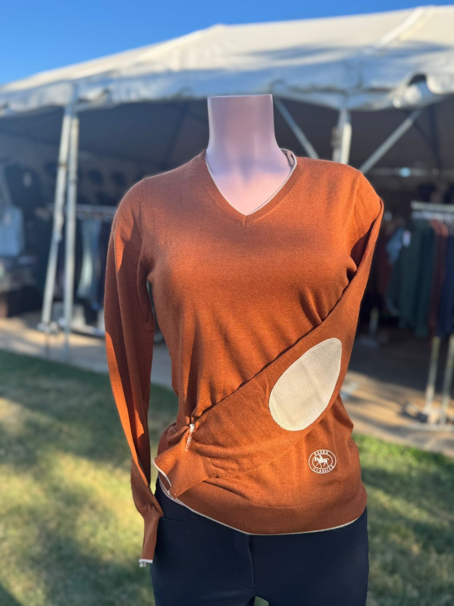 Essex Classics Elbow Patch Sweater
