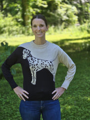 Alashan Dalmatian Cotton Cashmere Sweater