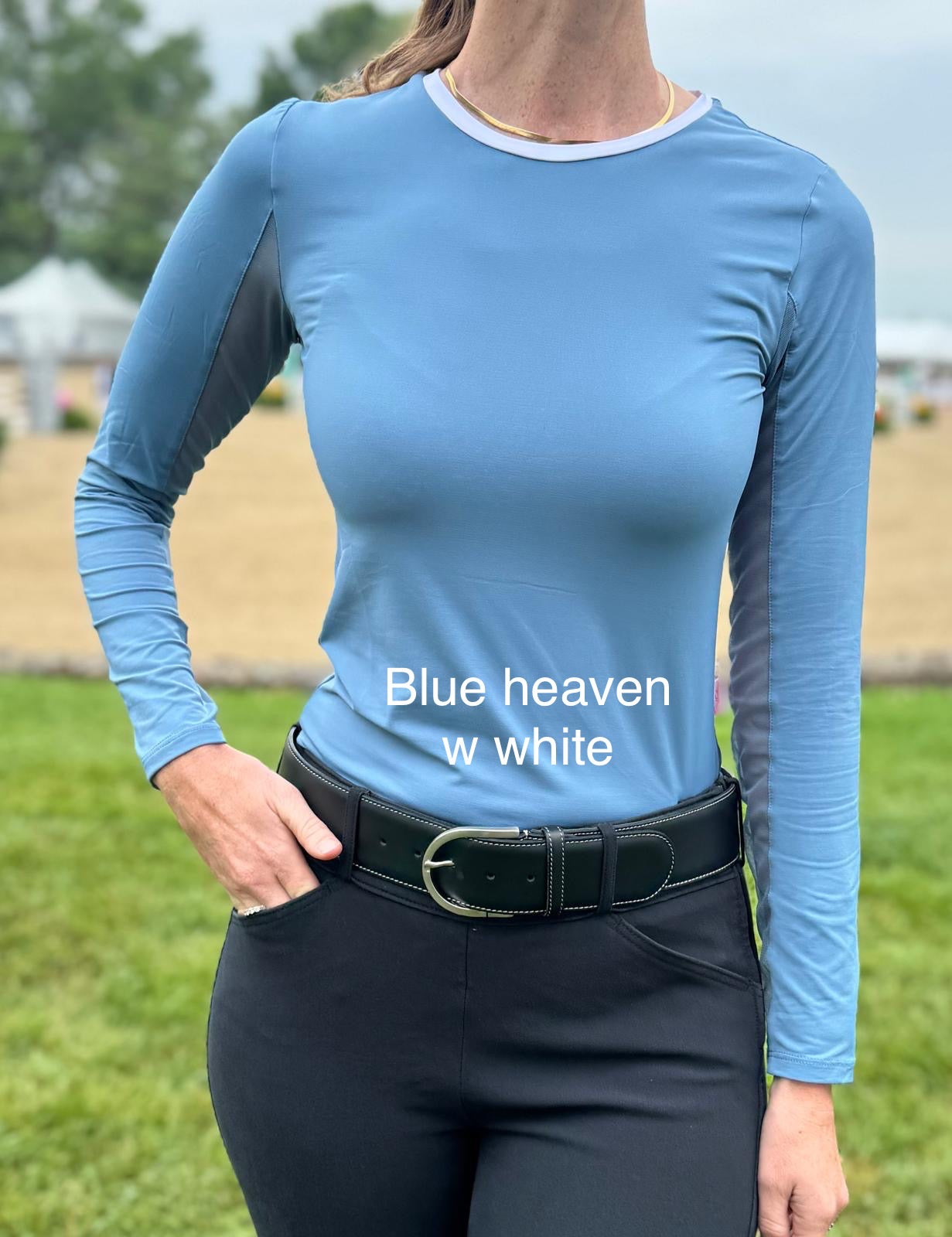Tailored Sportsman Long Sleeve Sunshirt Crew Neck
