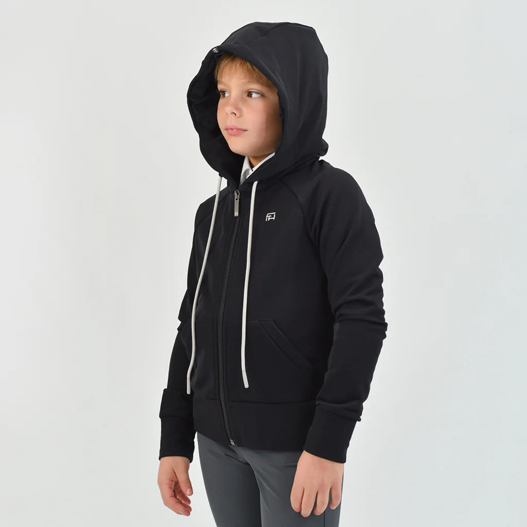 For Horses Mic Children's Zip Up Hoodie