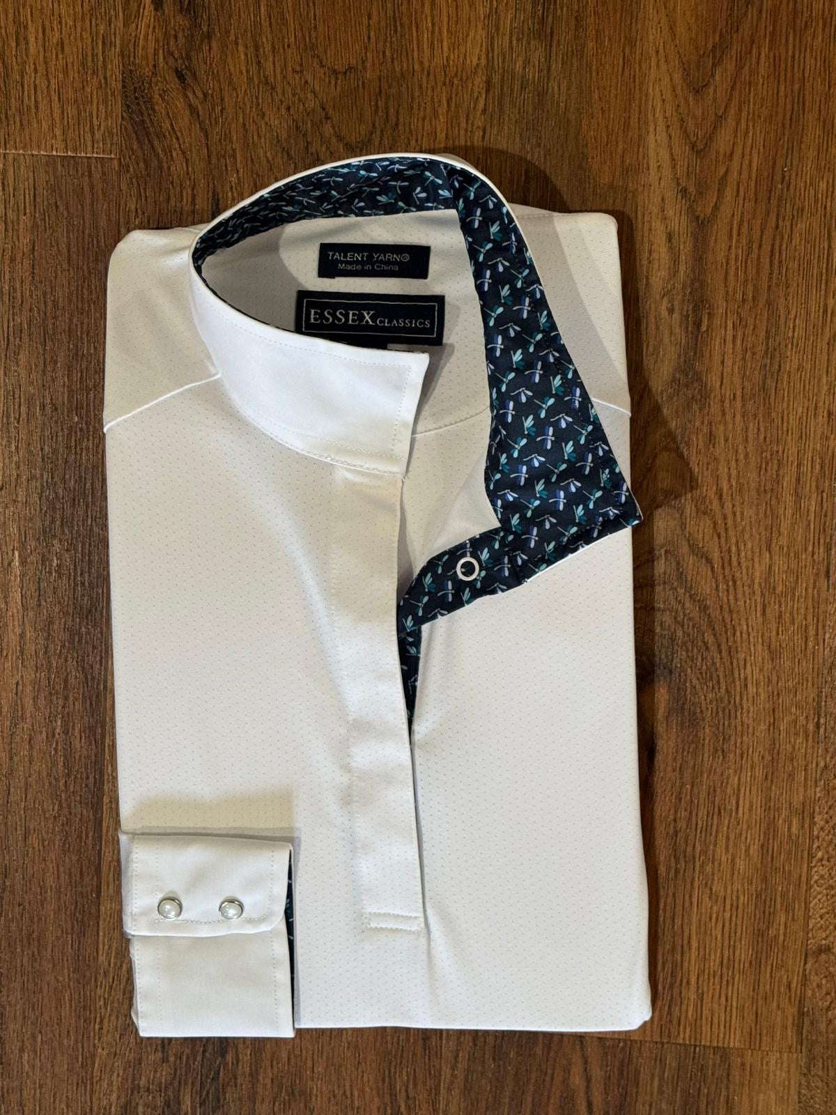 Essex Classics Talent Yarn Long Sleeve Show Shirt with Straight Collar