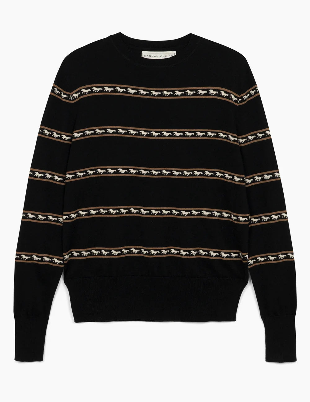 Hannah Childs Adi Running Horse Crew Sweater