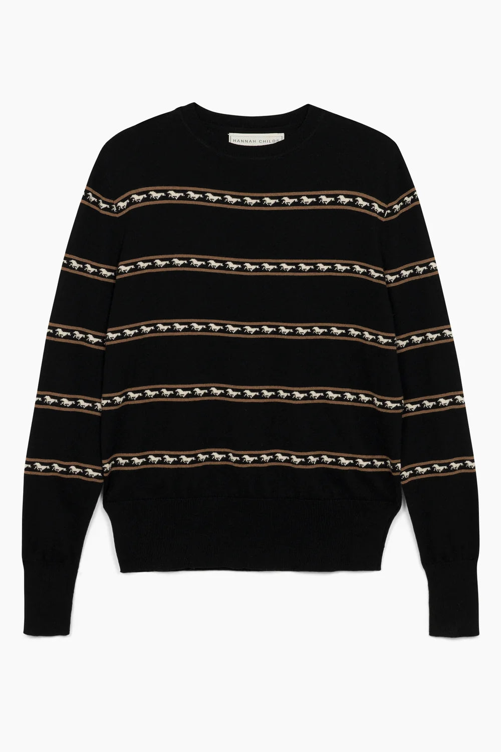 Hannah Childs Adi Running Horse Crew Sweater