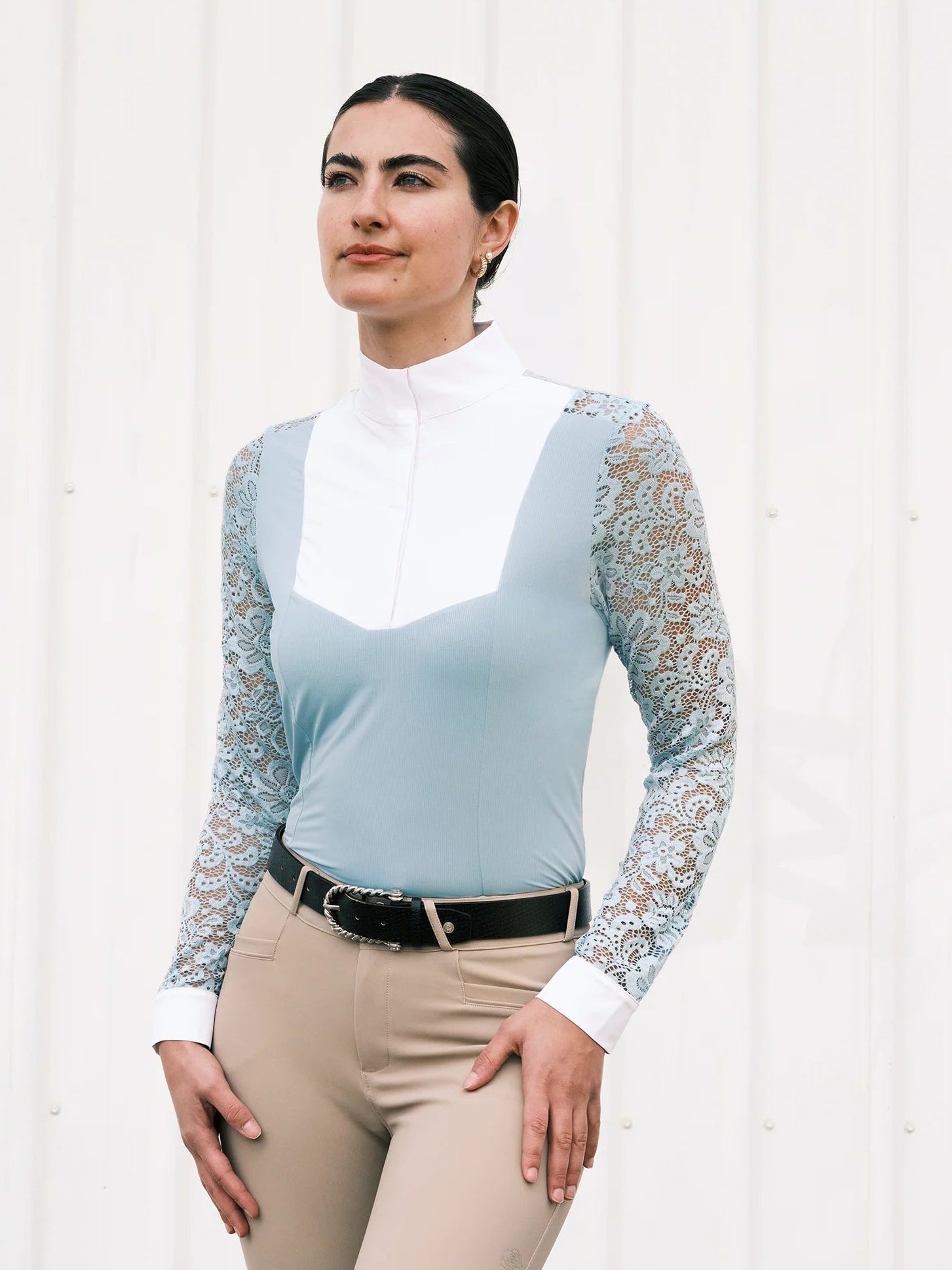 Hannah Childs Luna Lace Show Shirt