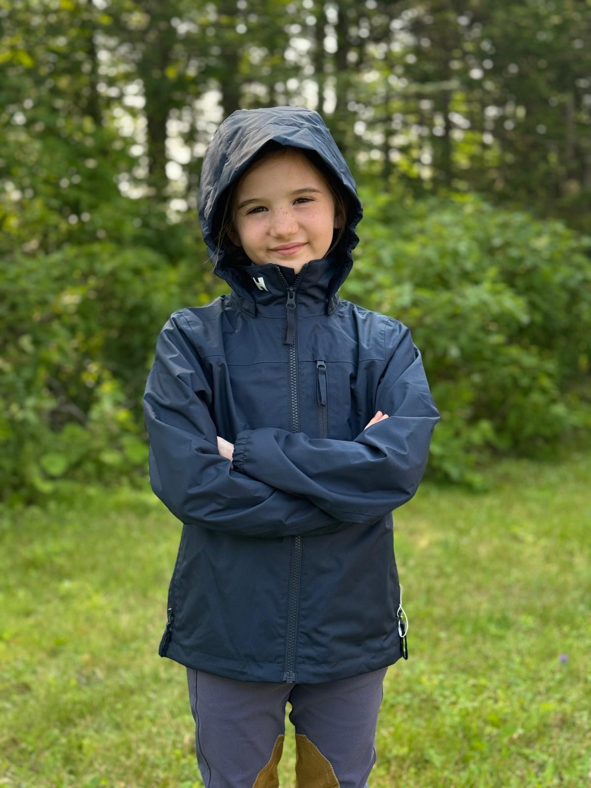 Hooded Jacket Navy M Crew Midlayer Jacket Helly Hansen, Crew