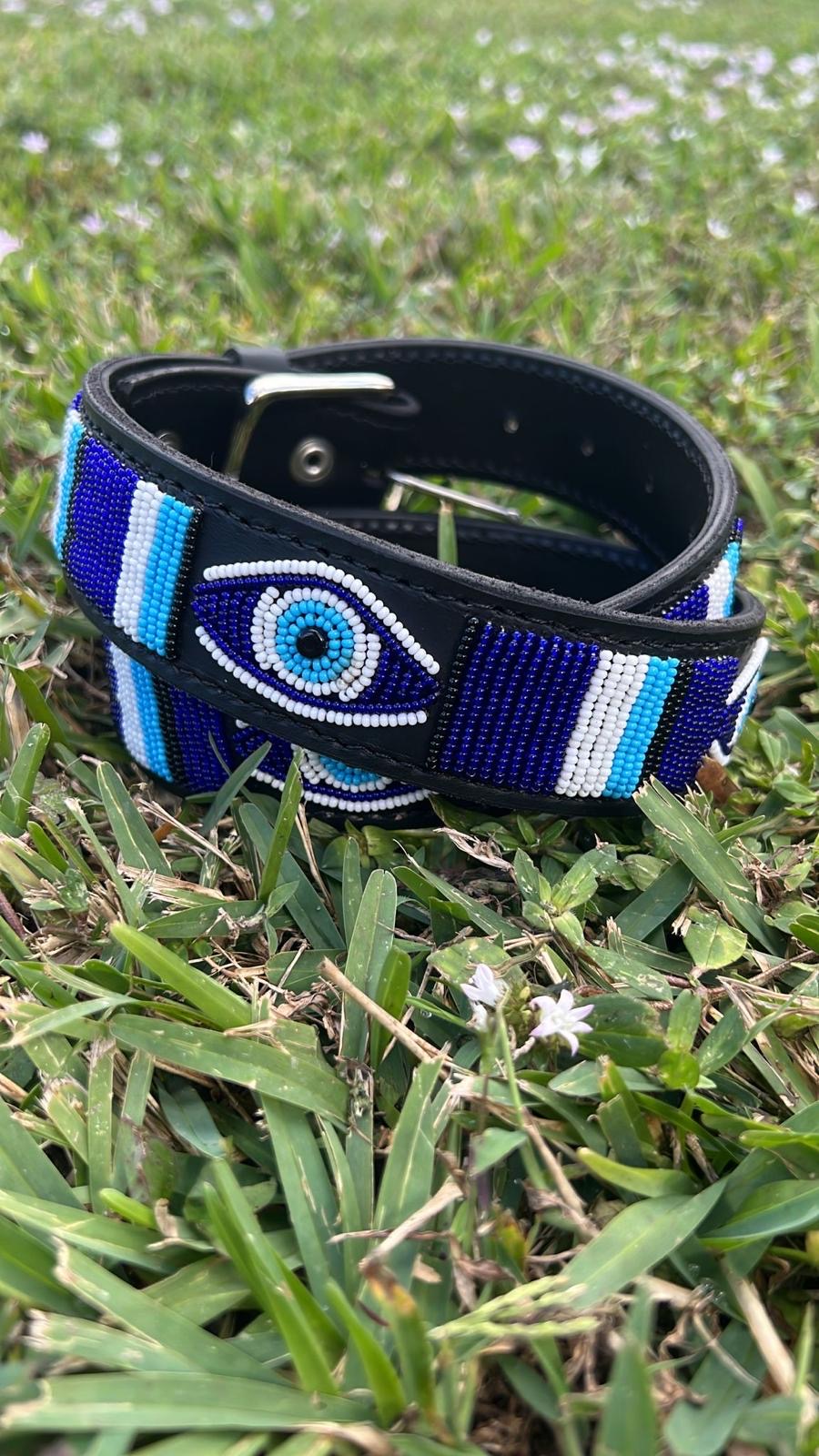 The Kenyan Collection Evil Eye Beaded Belt