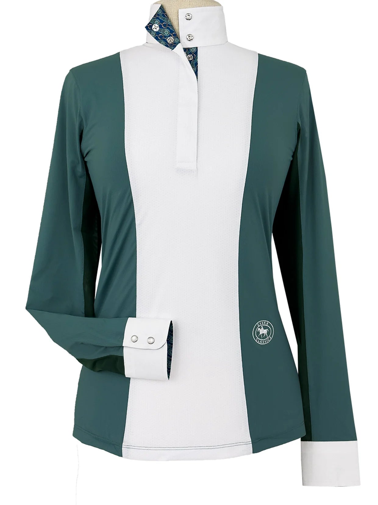 Essex Classics Luna Colorblock Long Sleeve Show Shirt