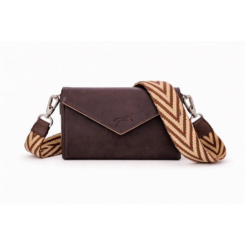 Penelope Leather Belt Bag With Strap