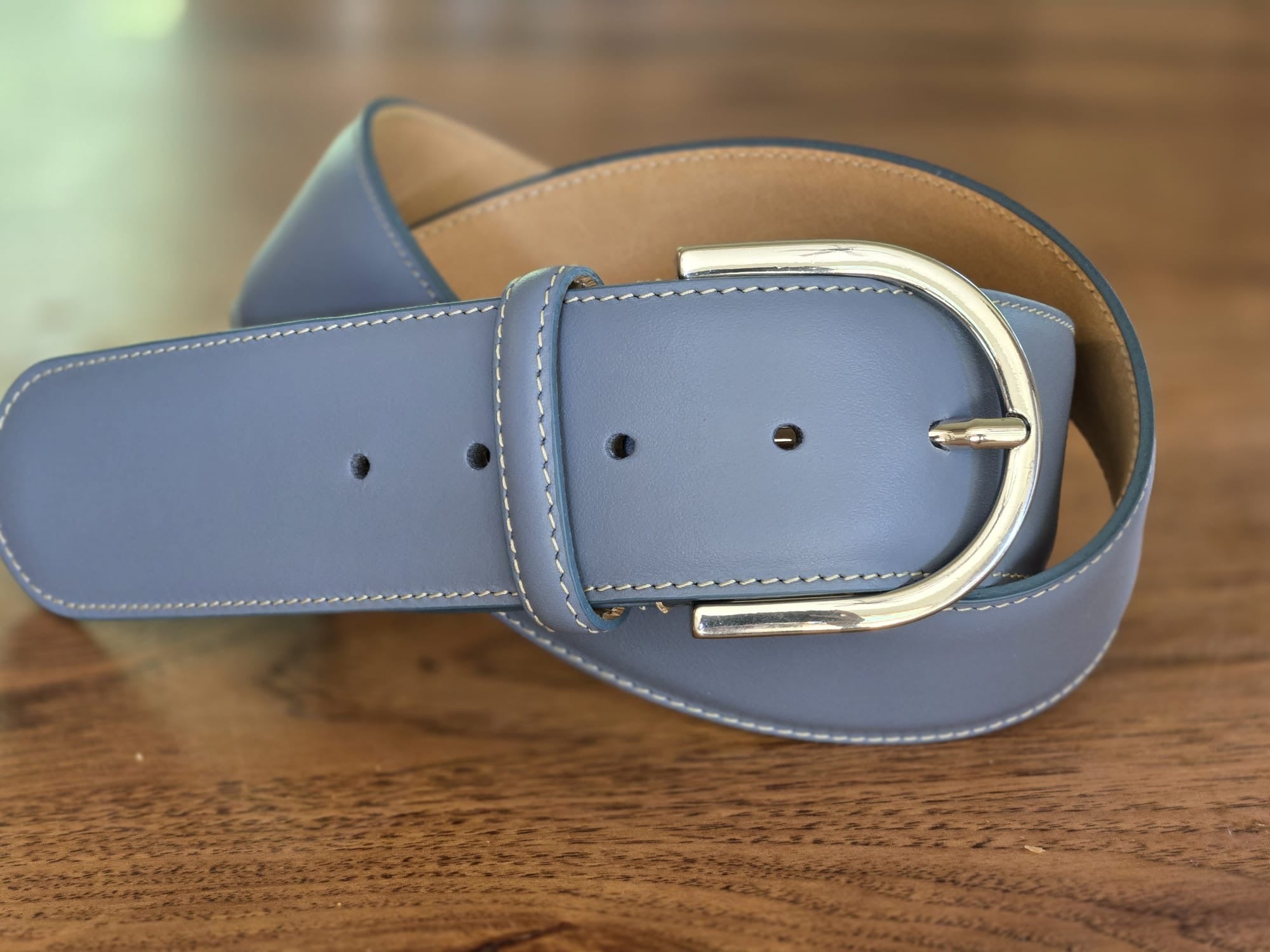 Tailored Sportsman Contrast Stitch Belt