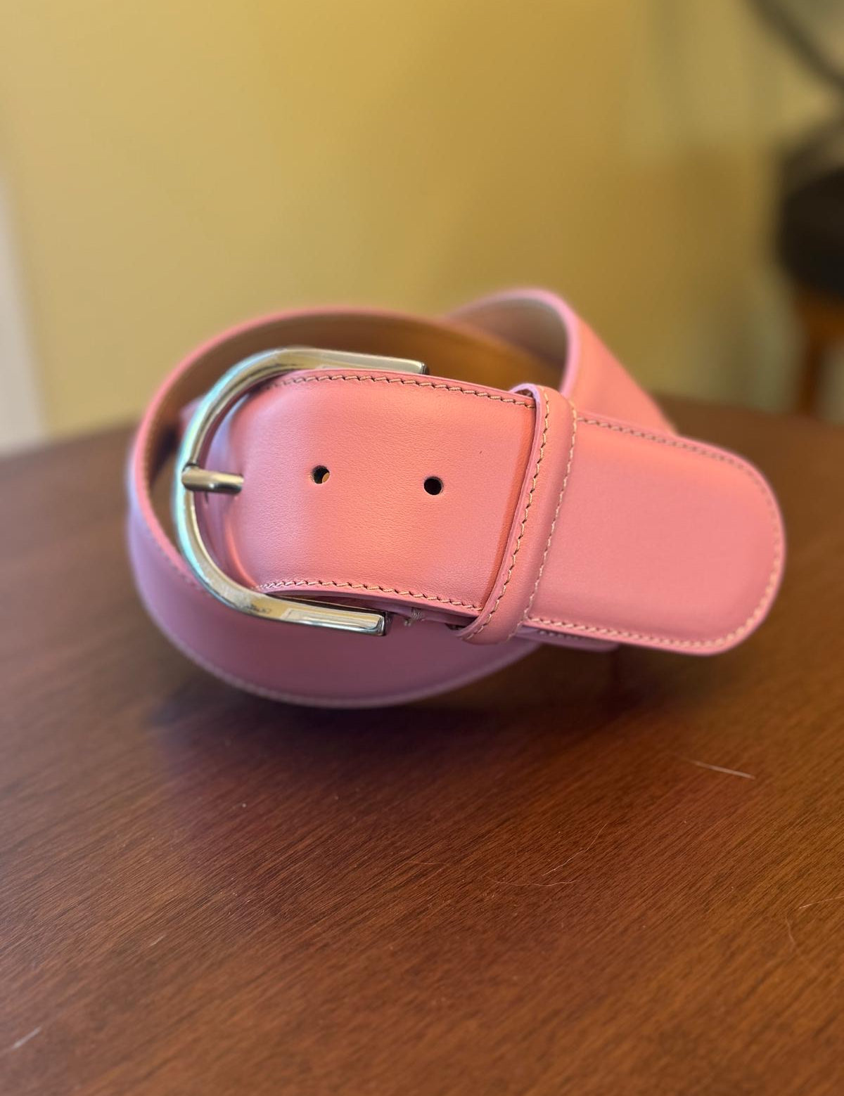 Tailored Sportsman Contrast Stitch Belt