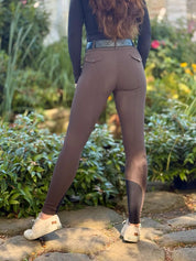 Tailored Sportsman Boot Sock Breeches: Tech Light Fabric with Silicone Patch