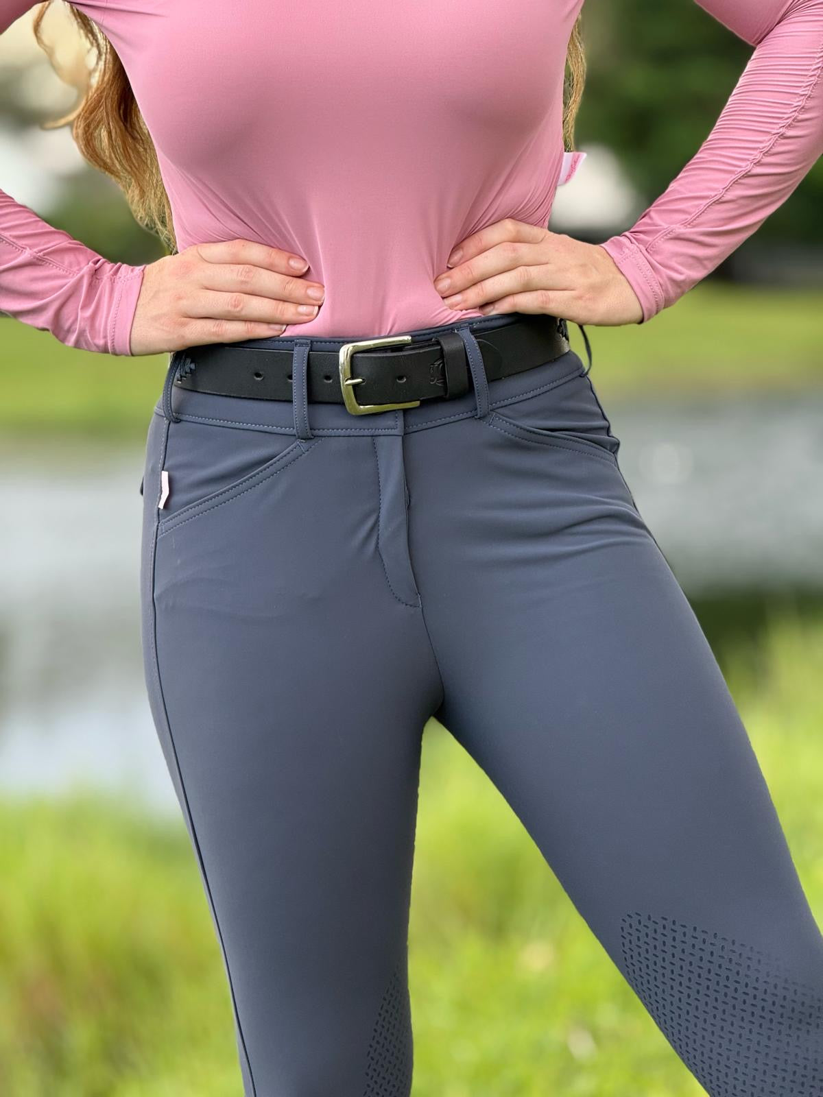 Tailored Sportsman Boot Sock Breeches: Tech Light Fabric with Silicone Patch