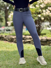 Tailored Sportsman Boot Sock Breeches: Tech Light Fabric with Silicone Patch