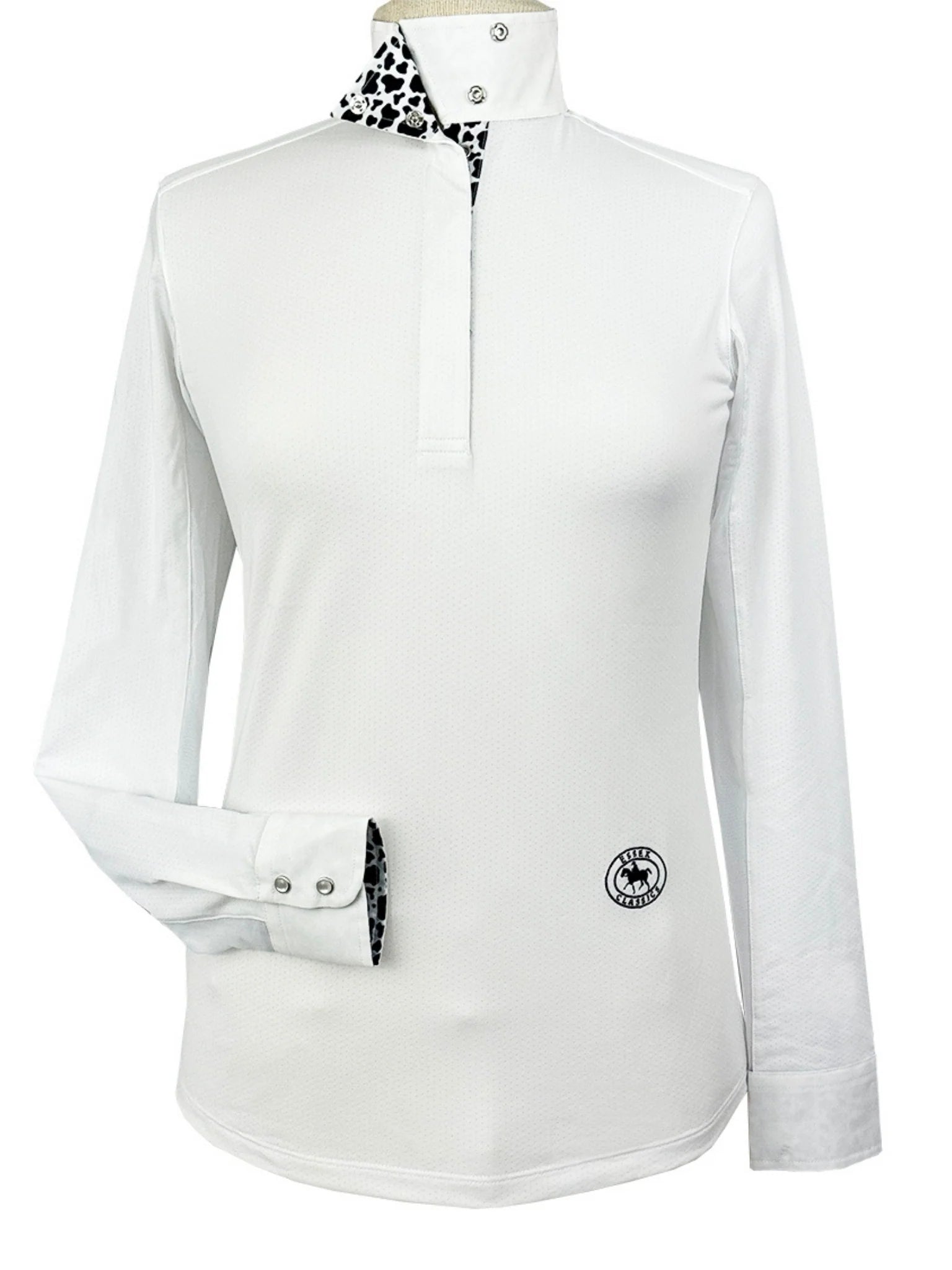 Essex Classics Talent Yarn Long Sleeve Show Shirt with Straight Collar