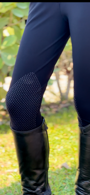 Tailored Sportsman Girls Boot Sock Breeches: Tech Light Fabric with Silicone Patches