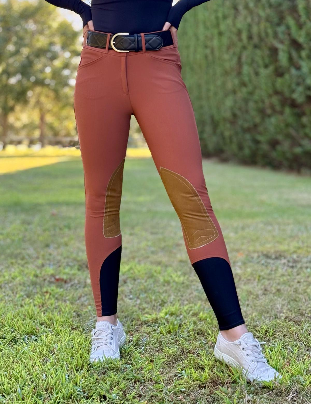 Tailored Sportsman Boot Sock Breeches in Colors: Tech Light Fabric