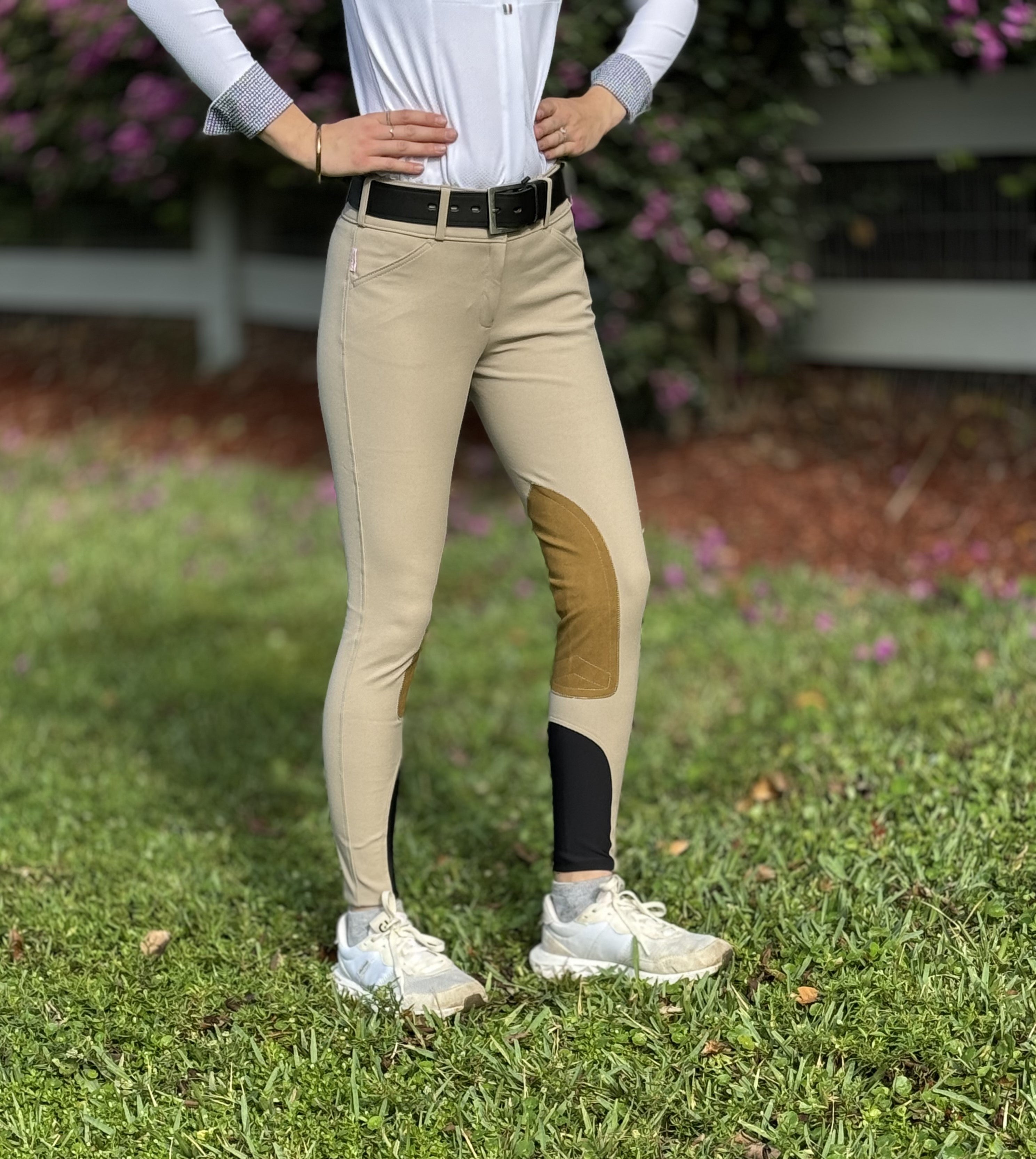 Tailored Sportsman Boot Sock Breeches: Tan