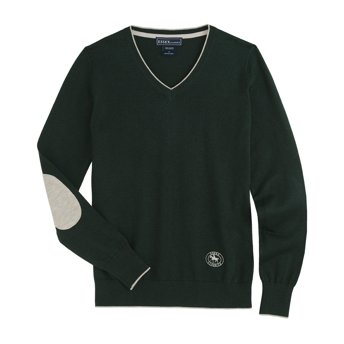 Essex Classics Elbow Patch Sweater