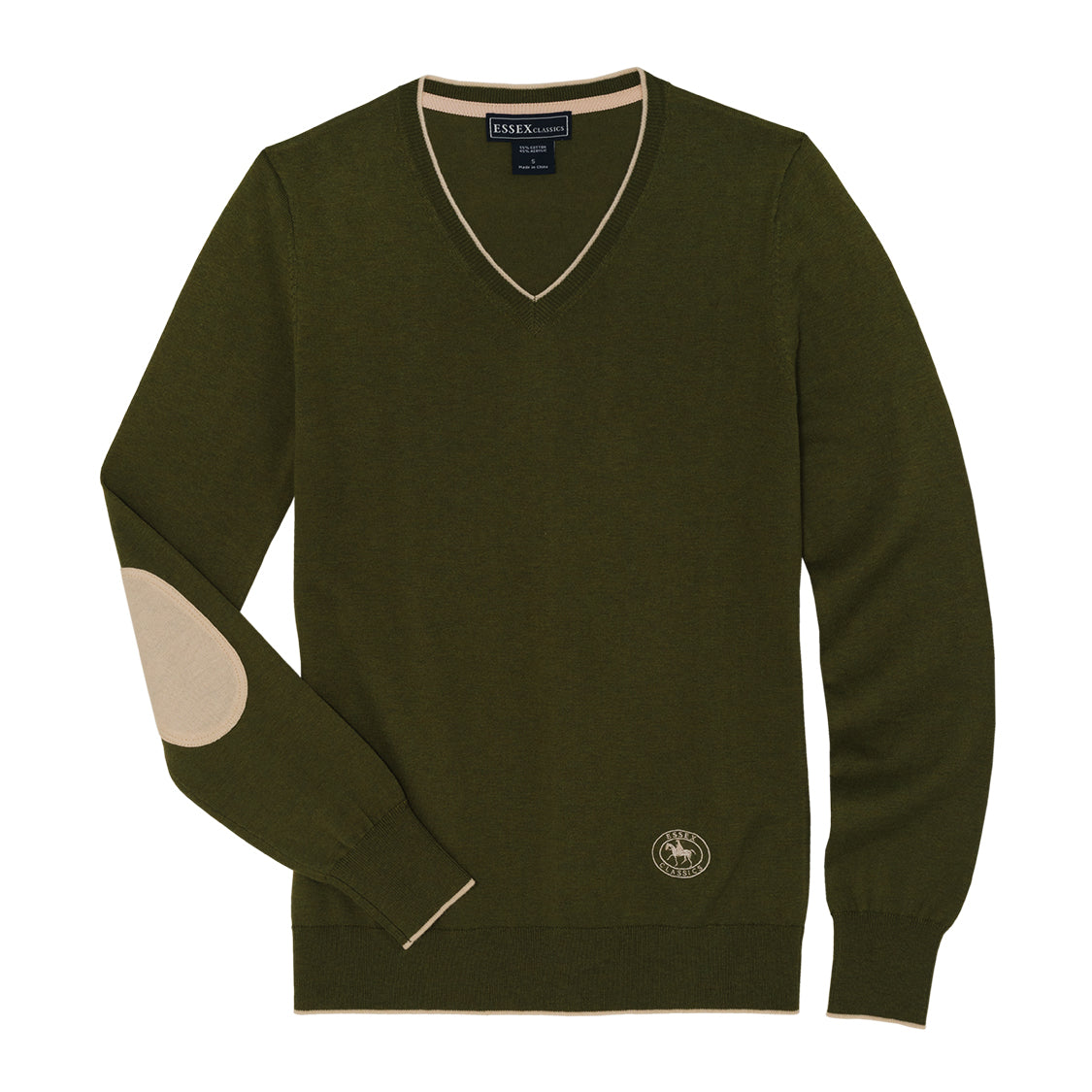 Essex Classics Elbow Patch Sweater