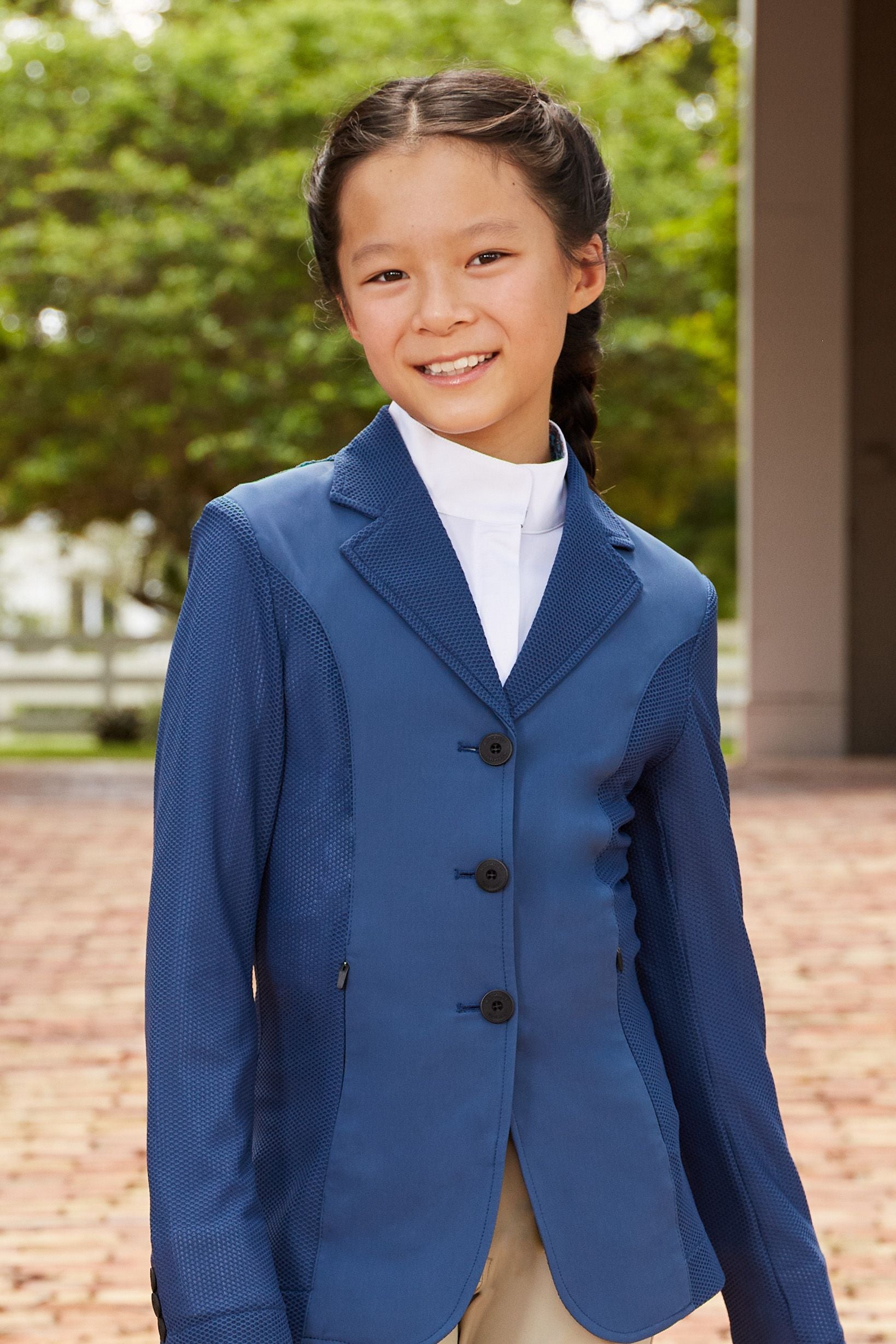 RJ Classics Harmony Junior Girls Mesh Show Coat